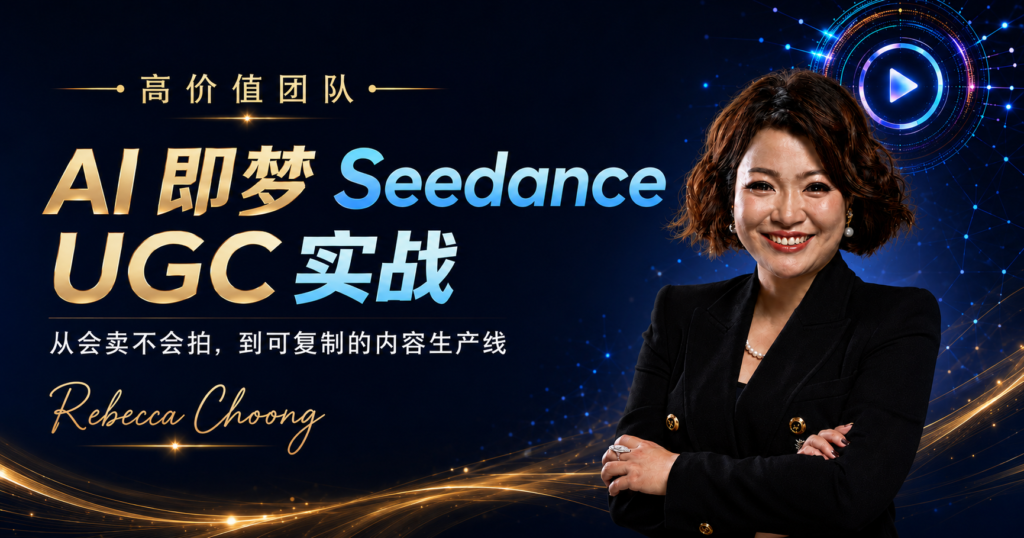 ai即梦seedance ugc 实战